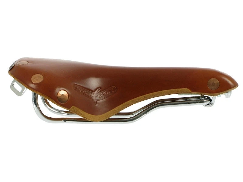 Brooks Swift Chrome Honey Herrensattel 4 Brooks Swift Chrome Honey Herrensattel – Bild 2