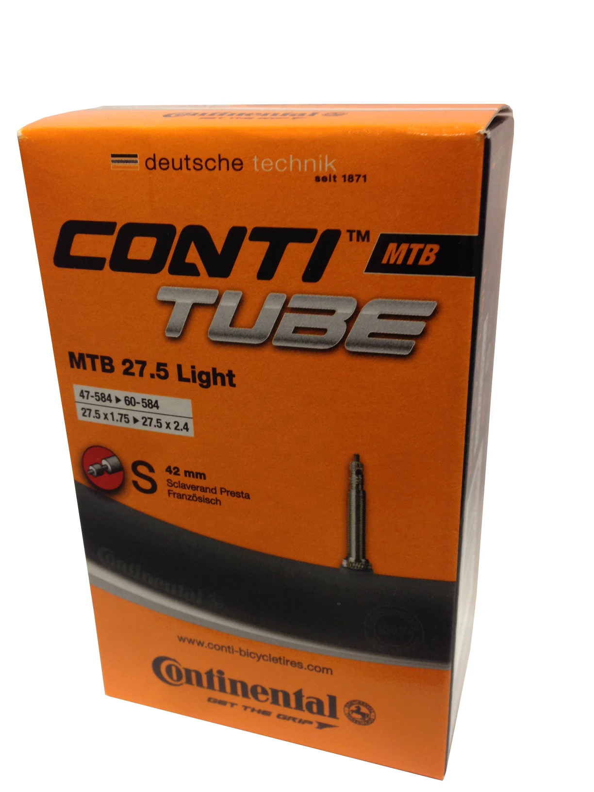 Continental MTB 27.5 Light Presta 42mm Schlauch 3 Continental MTB 27.5 Light Presta 42mm Schlauch
