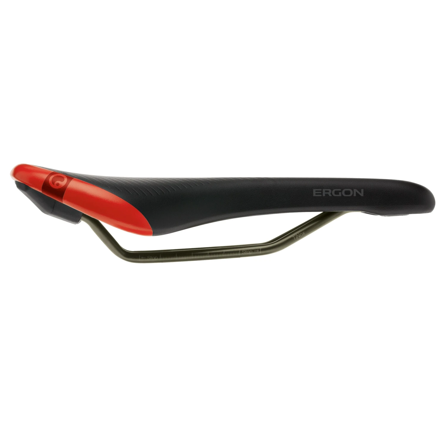 Ergon SM Pro Men Black/risky Red M/L Sattel 5 Ergon SM Pro Men Black/risky Red M/L Sattel – Bild 3