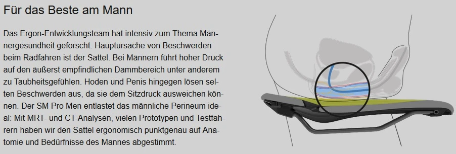 Ergon SM Pro Men Black/risky Red M/L Sattel 8 Ergon SM Pro Men Black/risky Red M/L Sattel – Bild 6