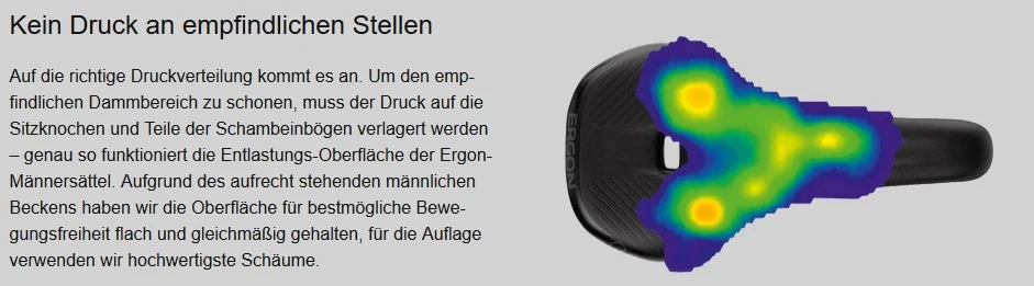 Ergon SM Pro Men Black/risky Red M/L Sattel 11 Ergon SM Pro Men Black/risky Red M/L Sattel – Bild 9