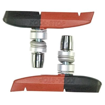 Kool Stop Supra 2 Schwarz/lachs Bremsklötze 4 Kool Stop Supra 2 Schwarz/lachs Bremsklötze – Bild 2