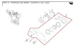 Sram Caliper Piston Kit Bremssattel - Kolbenkit Für Die Level TL (ab 2017)