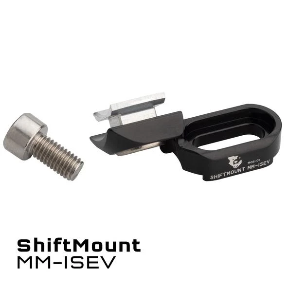 Wolf Tooth ShiftMount Shimano I-Spec EV Bremse/Sram Schalthebel Adapter Rechts 3 Wolf Tooth ShiftMount Shimano I-Spec EV Bremse/Sram Schalthebel Adapter Rechts